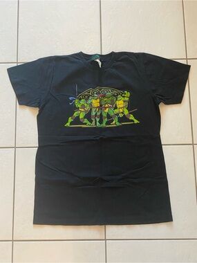2003 Teenage Mutant Ninja Turtles Black Graphic Tee